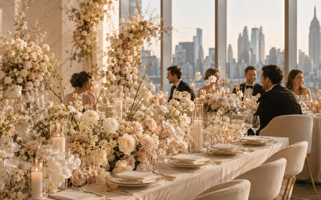 Micro wedding flowers for an intimate NYC celebration